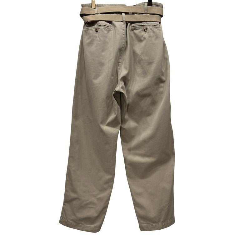 MAISON EUREKA VINTAGE REWORK CHINOS ヴィンテージチノ再構築ベルテッドラップワイドパンツ リメイク ボトムス ベルト メゾンエウレカ メンズ レディース ユニセックス