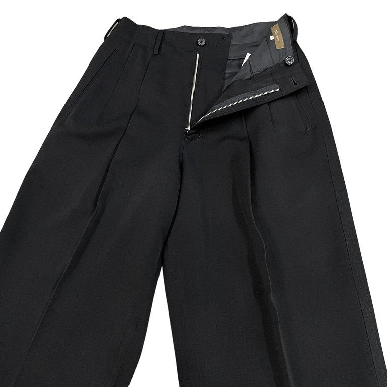 Y's for men ウールギャバジンフラップバックポケット2タックパンツ Archive 90s