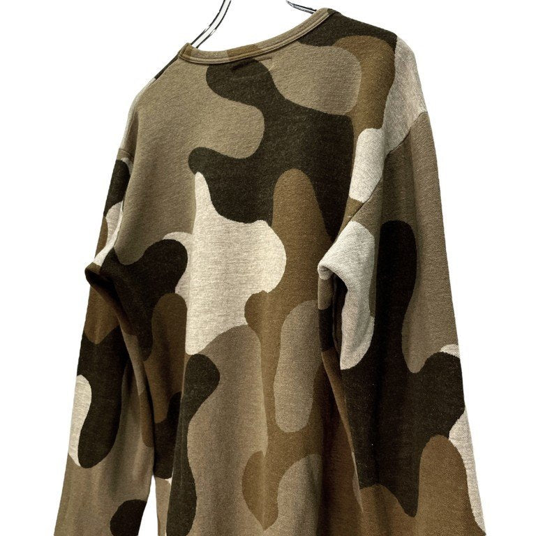 Yohji Yamamoto Pour Homme 02AW カモフラージュオーバーサイズニットセーター カットソー Tシャツ トップス Archive 女優期 迷彩柄 ヨウジヤマモトプールオム メンズ