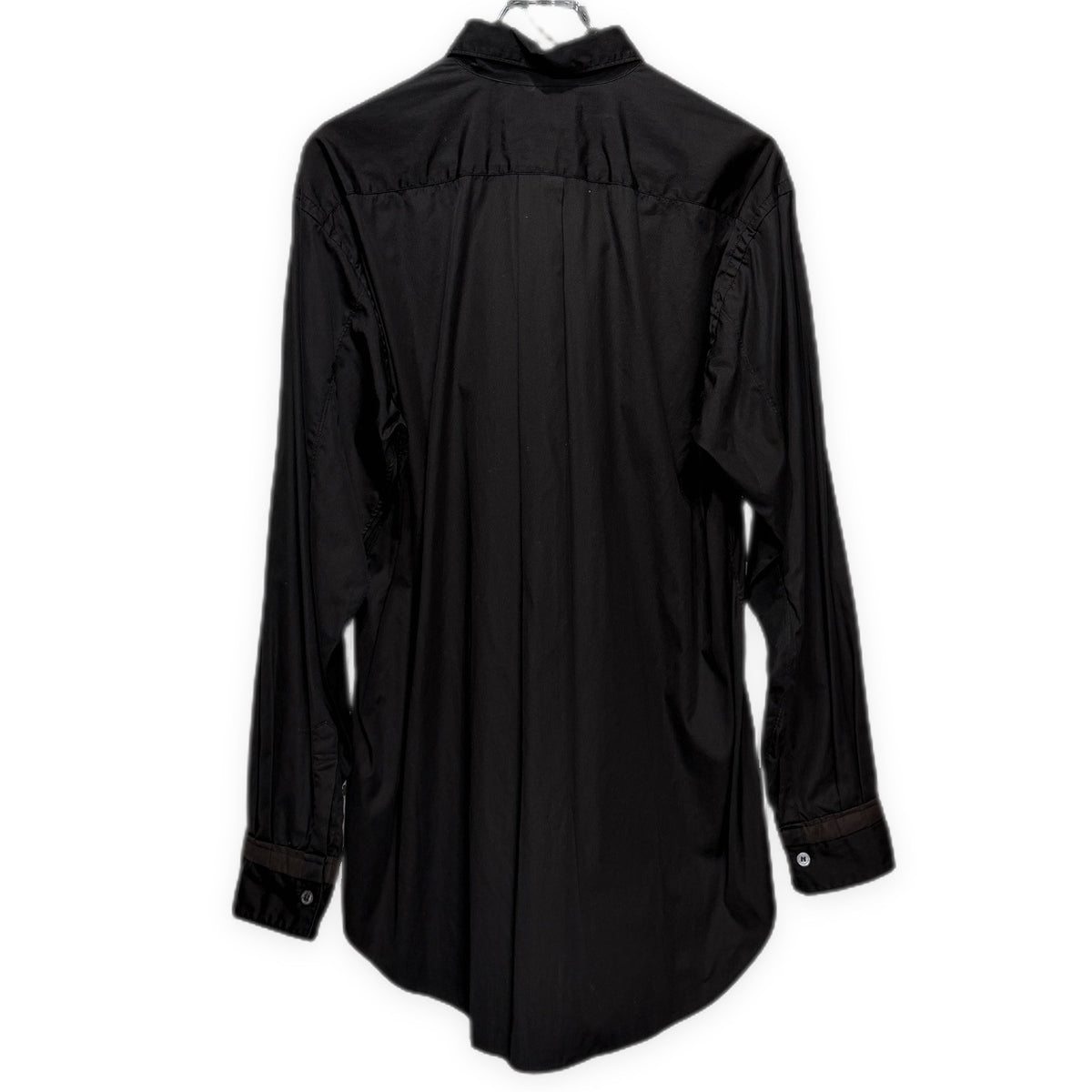 COMME des GARCONS SHIRT コットンブロードバイカラーインサイドアウトレギュラーカラーシャツ ブラウス トップス Archive 90s 00s コムデギャルソン メンズ