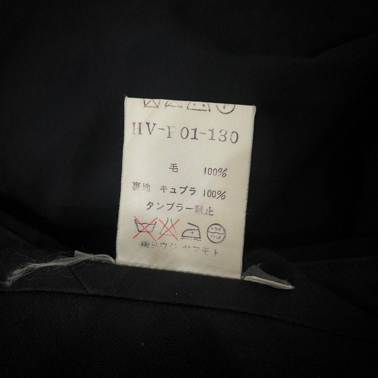 Yohji Yamamoto Pour Homme 94AW ウールギャバジン2タックワイドテーパードパンツ スラックス トラウザーズ ボトムス Archive マリオネット期 ヨウジヤマモトプールオム メンズ