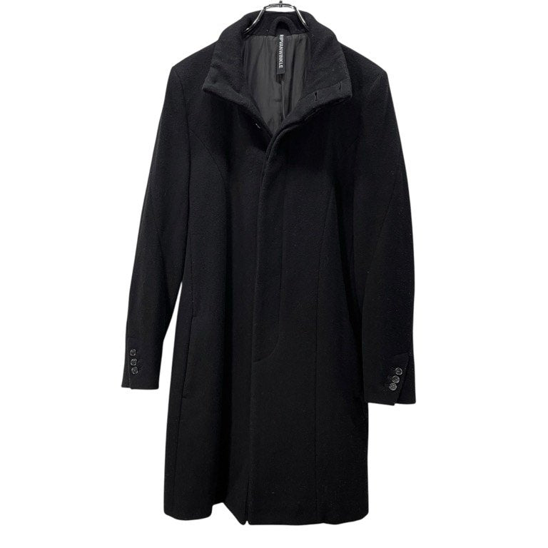 RIP VAN WINKLE 19AW CHESTER COAT ウールモッサフライフロントハイネックチェスターコート 比翼 ジャケット ブルゾン アウター 定価79,200円 リップヴァンウィンクル メンズ
