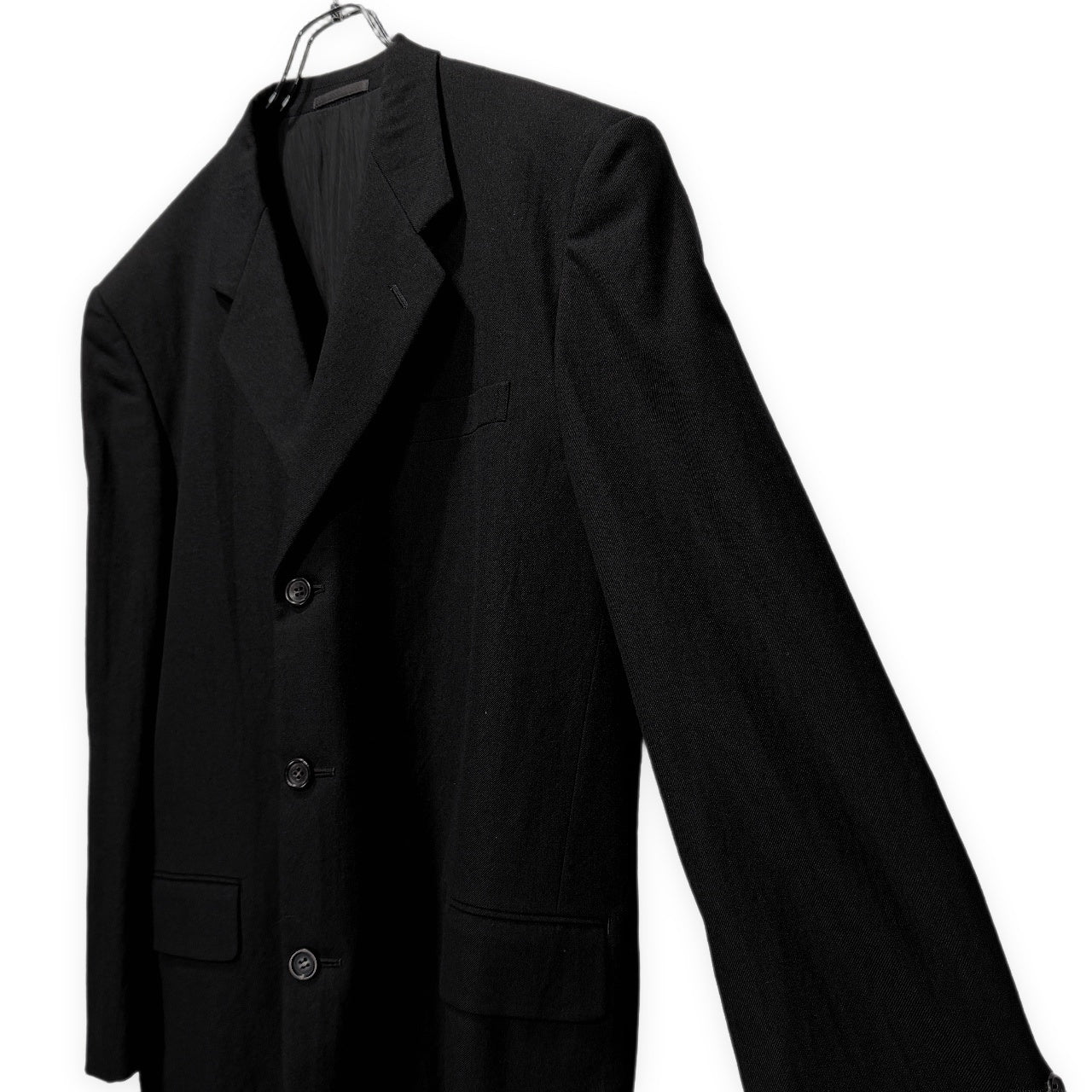 COMME des GARCONS HOMME 92AW ウールノッチドラペル3Bテーラードジャケット ブレザー ブルゾン コート アウター Archive 田中オム コムデギャルソンオム メンズ