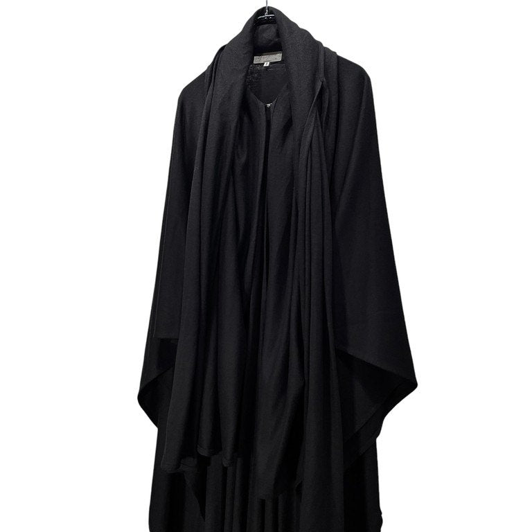 Yohji Yamamoto Pour Homme 19AW ウールジャージーバックポケットストールマントコート ジャケット ブルゾン ケープ ポンチョ ドレープ アウター 変形 Archive ヨウジヤマモトプールオム メンズ