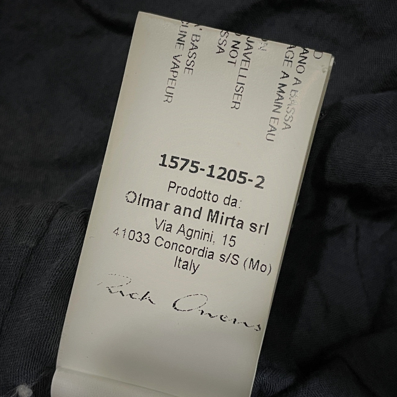 Rick Owens 14SS ダブル天竺クルーネックロングカットソー Tシャツ Tee T-shirt VICIOUS 半袖 トップス リックオウエンス メンズ