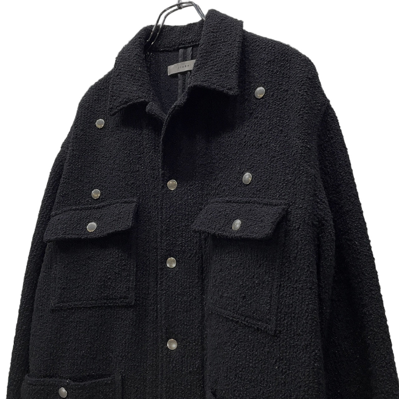 JieDa 22AW NAPPING WOOL COVERALLS ナッピングウールスナップボタンカバーオール ジャケット ブルゾン コート アウター 定価41,800円 ジエダ メンズ