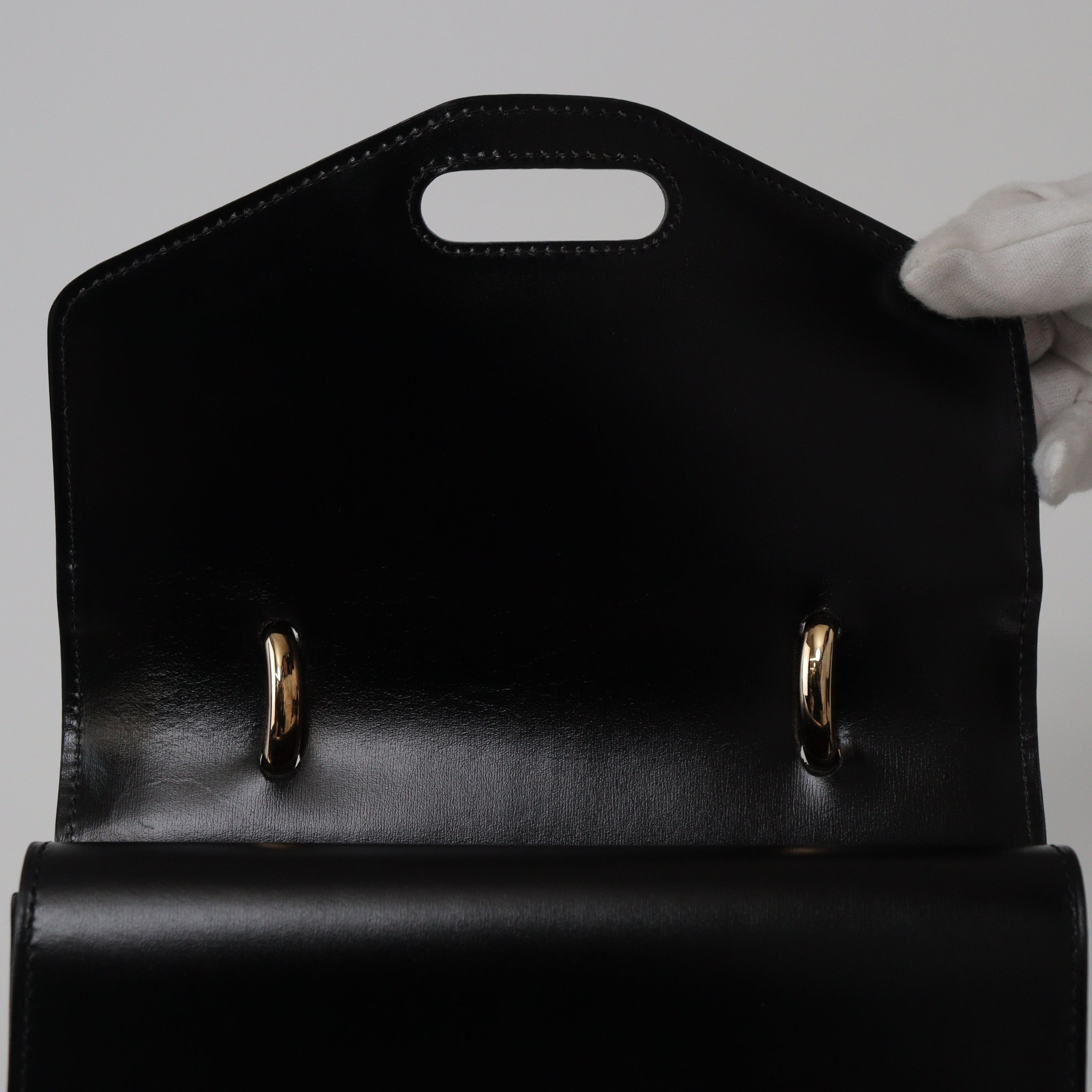 CELINE レザー ハンドバッグ