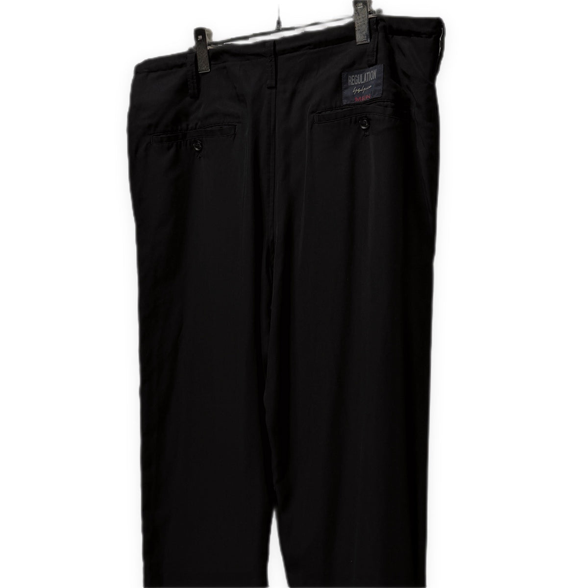 REGULATION Yohji Yamamoto MEN 21SS S-RE CLASSIC STRING Pe BARBER セルロースギャバジンドローストリングパンツ ボトムス レギュレーション ヨウジヤマモト メンズ