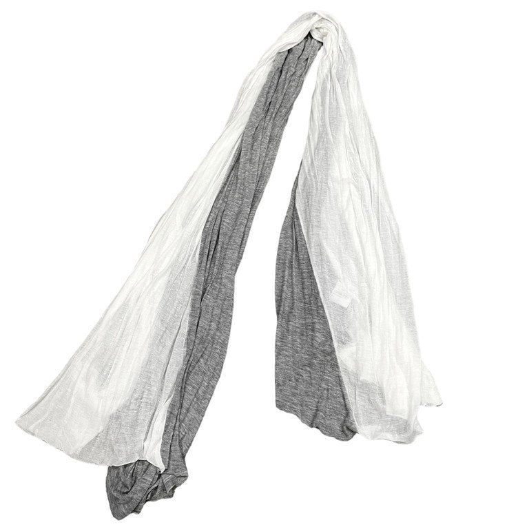 ANN DEMEULEMEESTER レーヨンガーゼダブルフェイスカットオフ大判ストール マフラー スカーフ Archive アンドゥムルメステール