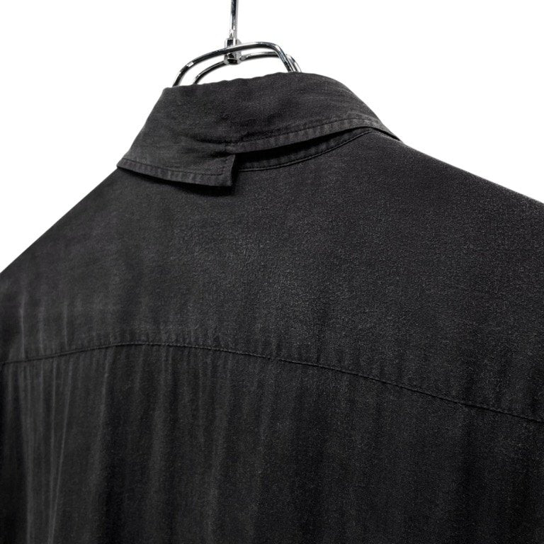 Yohji Yamamoto Pour Homme 20SS アシンメトリーカラースクエアカットテンセルローンシャツ ブラウス トップス ヨウジヤマモトプールオム メンズ