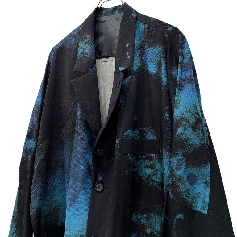 S'YTE Yohji Yamamoto 23SS INKJET PRINTED JACKET WITH RAGLAN SLEEVES インクジェットプリントラグランスリーブジャケット ブルゾン コート アウター サイト ヨウジヤマモト メンズ レディース ユニセックス