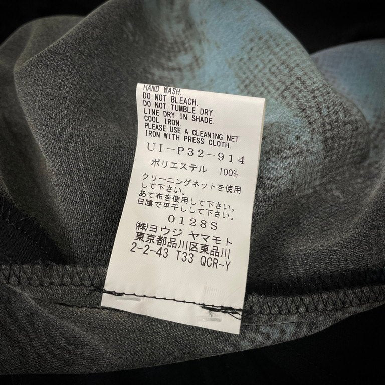 S'YTE Yohji Yamamoto 23SS INKJET PRINTED CROW PANTS インクジェットプリントカラスパンツ 総柄 ドローストリングイージーパンツ ボトムス ヨウジヤマモト メンズ レディース ユニセックス