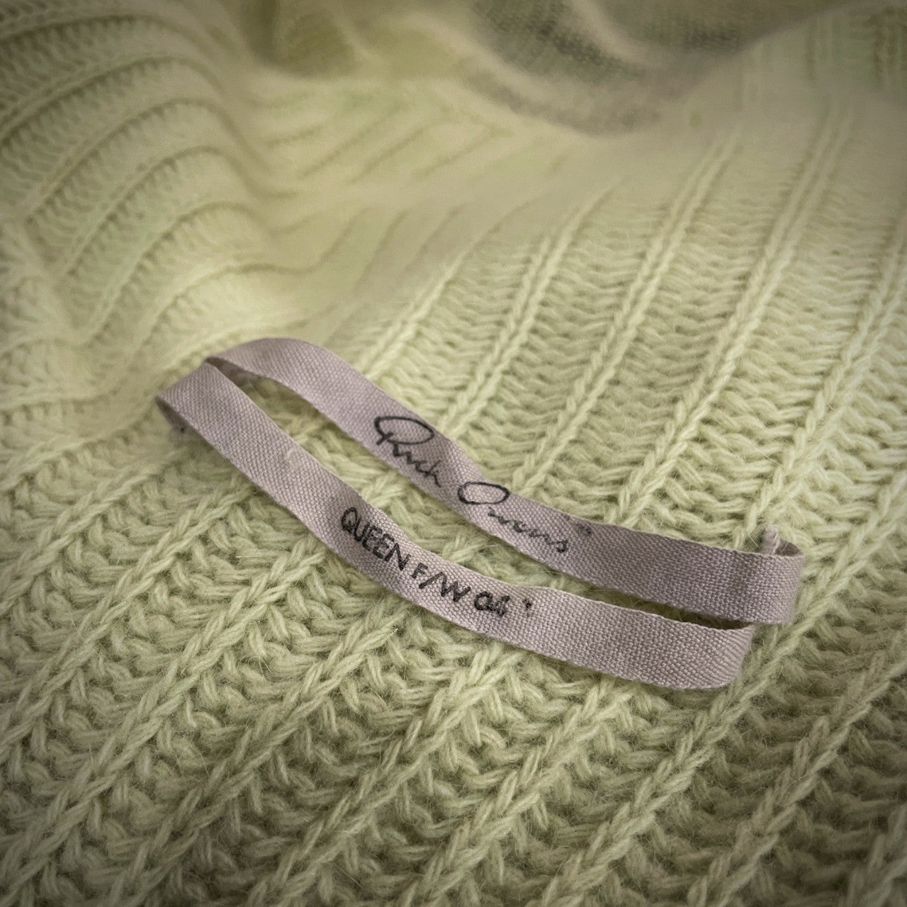 Rick Owens 04AW QUEEN アンゴラウールドレープニットカーディガン セーター トップス Archive FW 00s リックオウエンス レディース