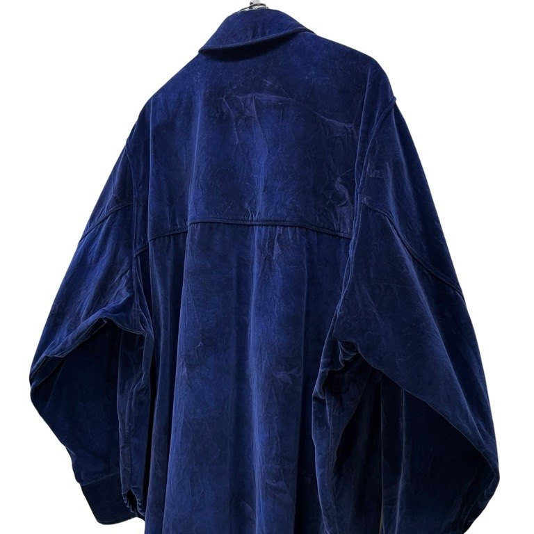 JieDa 20AW VELVET OVER SHIRT ベルベットオーバーサイズシャツ ブラウス トップス ジャケット 定価41,800円 ジエダ メンズ