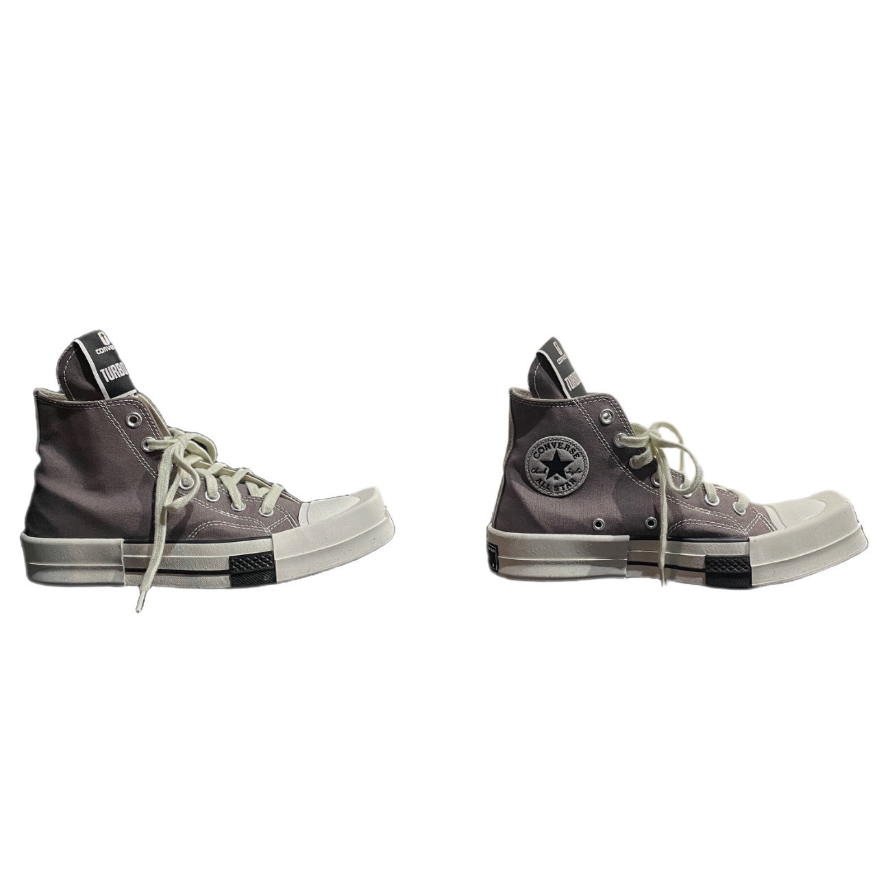 Rick Owens DRKSHDW × CONVERSE TURBODRK Laceless Chuck Taylor All Star 70 Hi ロングシュータンレースアップハイカットスニーカー チャックテイラー シューズ 靴 クツ A03938C DC01CX938 A03R0 リックオウエンス コンバース