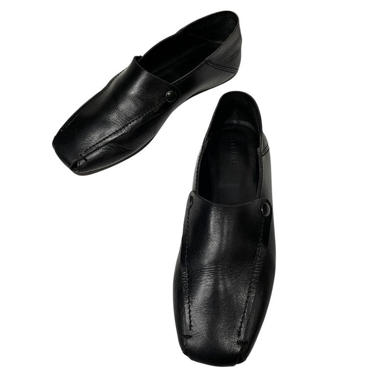 LEMAIRE 22SS FOLDED MULES レザースクエアトゥフォールデッドミュール モカシン スリッポン ドライビングシューズ 靴 クツ ルメール メンズ