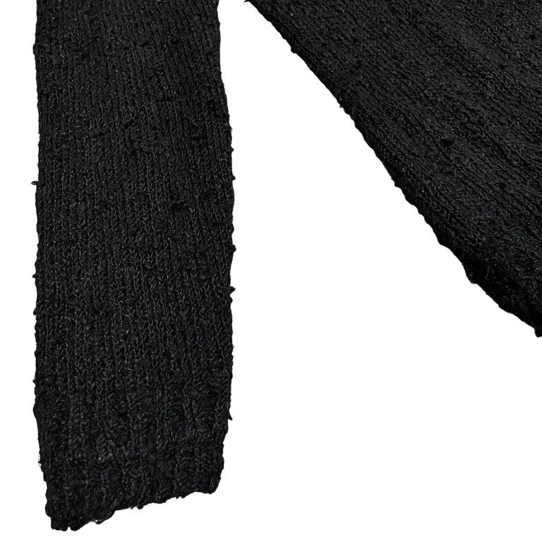 Kheiki 23SS Hand Knitting Sweater Linen Boucle Yarn リネンコットンブークレハンドニットセーター 03S08 定価47,300円 ケイキ