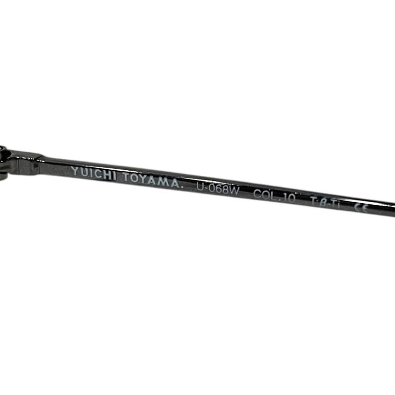 YUICHI TOYAMA W.Walter U-068W col.10 ハイブリッジスクエアメタルフレームウィンザーセルリムメガネ アイウェア 眼鏡 定価45,100円 ユウイチトヤマ メンズ レディース ユニセックス