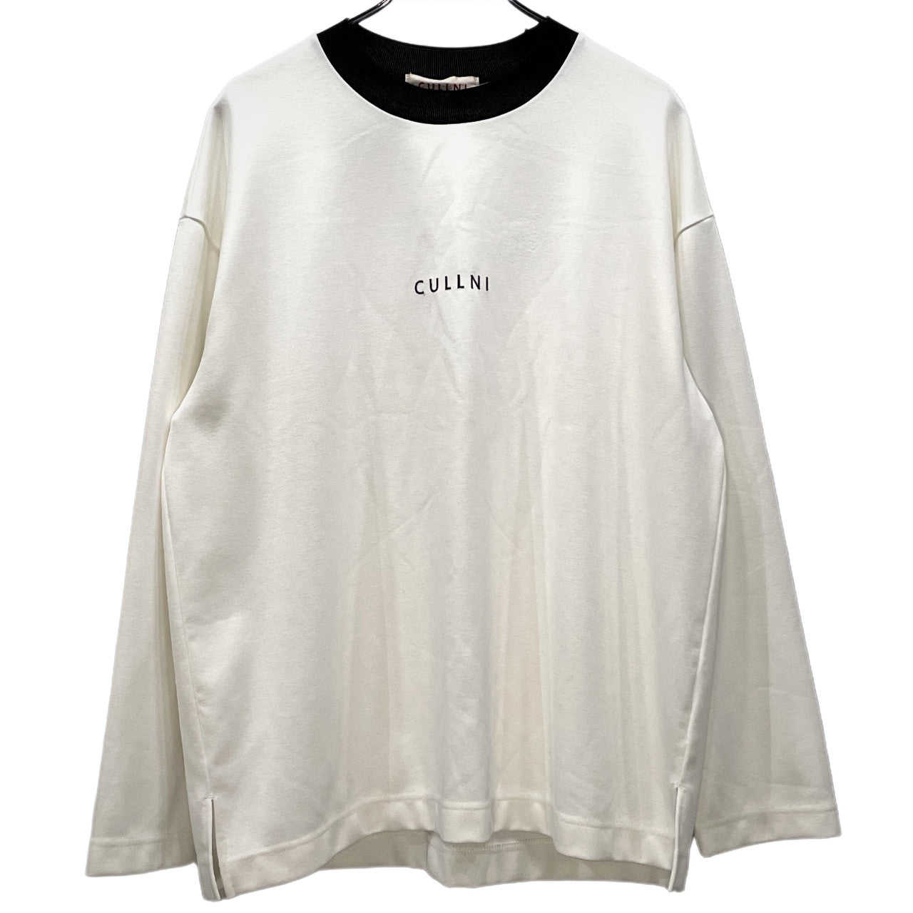 CULLNI ロゴプリントクルーネックカットソー Tシャツ Tee T-shirt トップス 長袖 クルニ メンズ