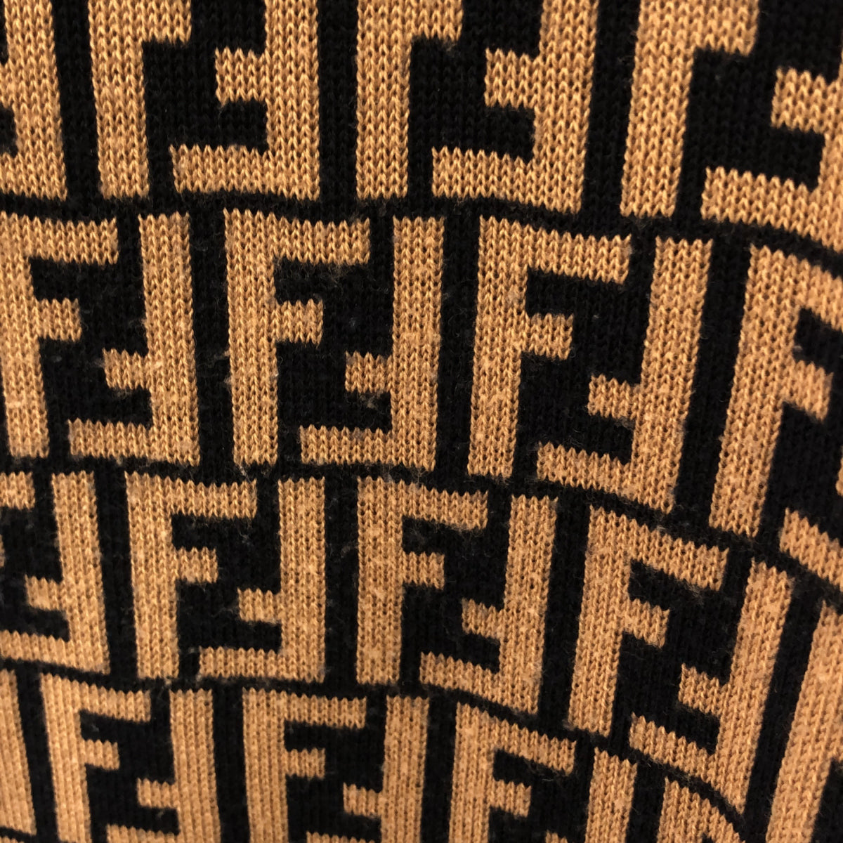 FENDI FENDI ズッカ柄ニットワンピース