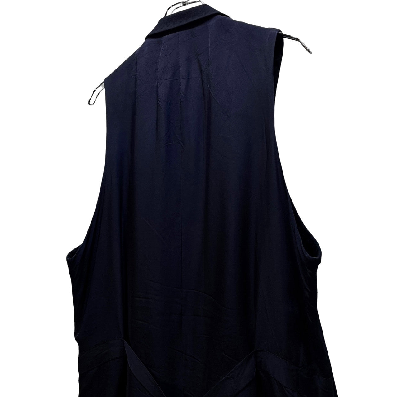 Yohji Yamamoto Pour Homme 94AW ウールハンドステッチスクエアカットロングベスト Archive 90s マリオネット期 ジレ トップス ノースリーブ ジャケット ブルゾン コート アウター ヨウジヤマモトプールオム メンズ