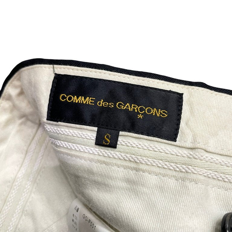 COMME des GARCONS 07AW ウールシルクシャドーカモフラージュジャカードテーパードパンツ 迷彩 ボトムス CDG コムデギャルソン レディース