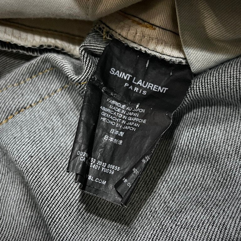 SAINT LAURENT PARIS 13SS ストレッチリジッドデニムスキニージーンズ スリムパンツ ボトムス Hedi Slimane エディスリマン期 315401 YU059 サンローランパリ メンズ