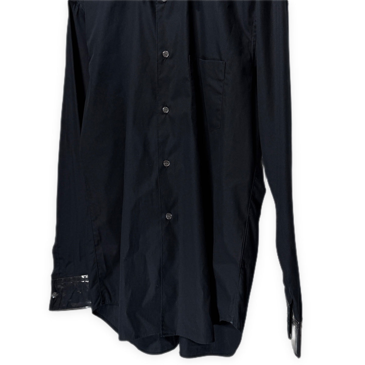 COMME des GARCONS SHIRT 06AW PVCカラーカフスシャツ ブラウス トップス ビニール Archive コムデギャルソン メンズ