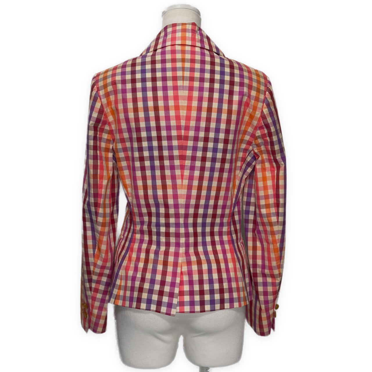 Vivienne Westwood RED LABEL 99SS ギンガムチェック3Bテーラードジャケット Archive 90s ブルゾン コート アウター オーブ ヴィヴィアンウエストウッド レディース
