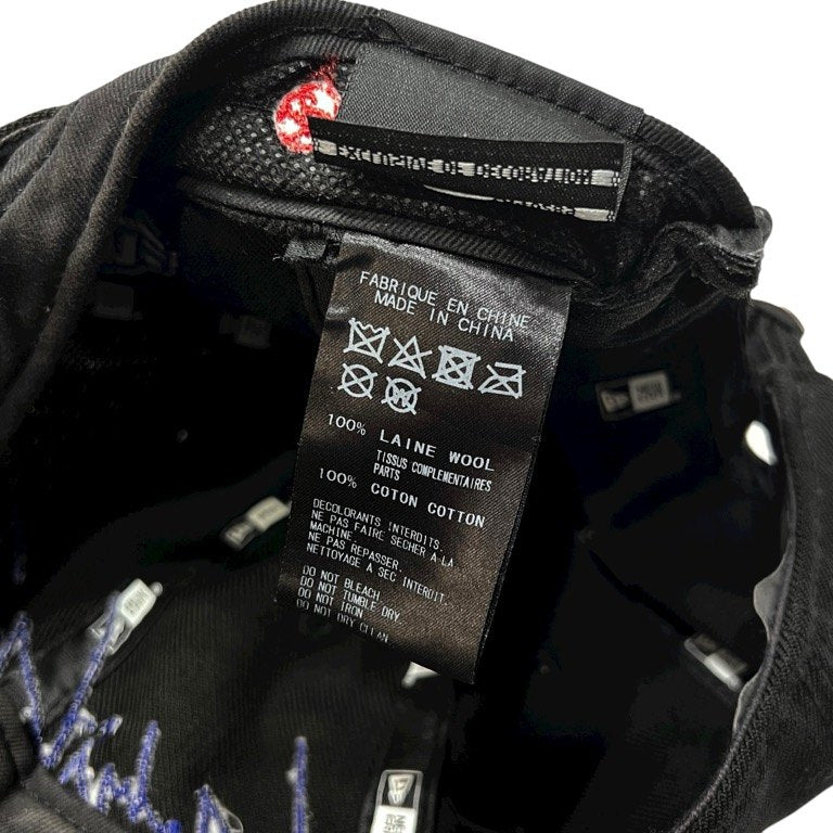 Yohji Yamamoto Pour Homme × NEW ERA 19SS 930 YY SIGN 青ロゴ刺繍キャップ 帽子 ヨウジヤマモトプールオム ニューエラ メンズ レディース ユニセックス