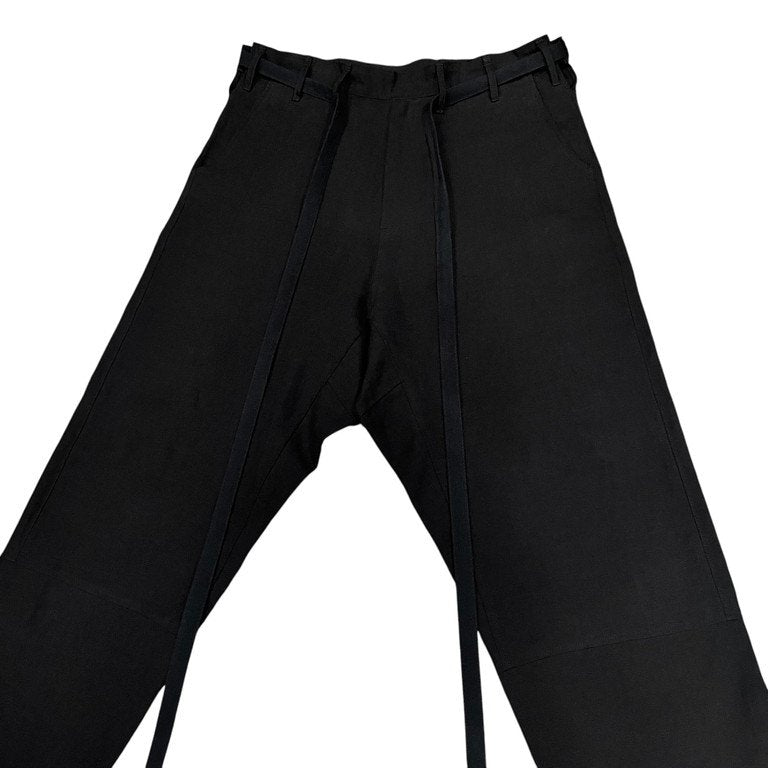 ISAMU KATAYAMA BACKLASH 21SS KARATE PANTS コットンリネンドローストリングワイドカラテパンツ 1933-01 定価42,900円 イサムカタヤマ バックラッシュ メンズ