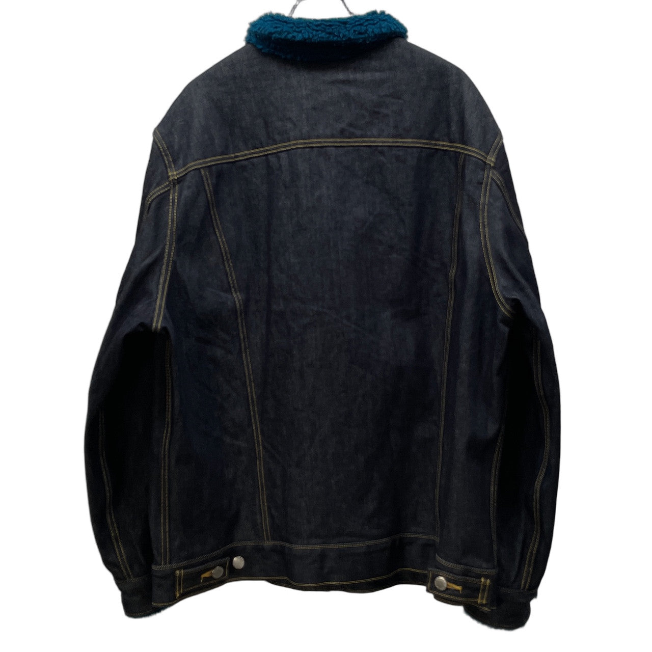 FACETASM ボアカラーインディゴデニムオーバーサイズトラッカージャケット ブルゾン コート アウター IS-JK-U01 ファセッタズム メンズ