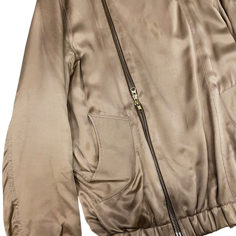 Vivienne Westwood MAN キュプラレーヨンサテン魔女フードリブブルゾン ジャケット コート アウター オーブ刺繍 ヴィヴィアンウエストウッド マン メンズ