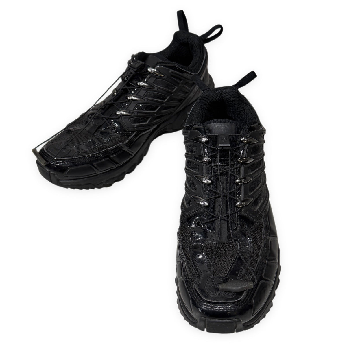 MM6 Maison Margiela × SALOMON ACS Pro Advanced Black クイックレースローカットスニーカー シューズ 靴 クツ 473928 27.5cm エムエムシックス メゾンマルジェラ サロモン メンズ