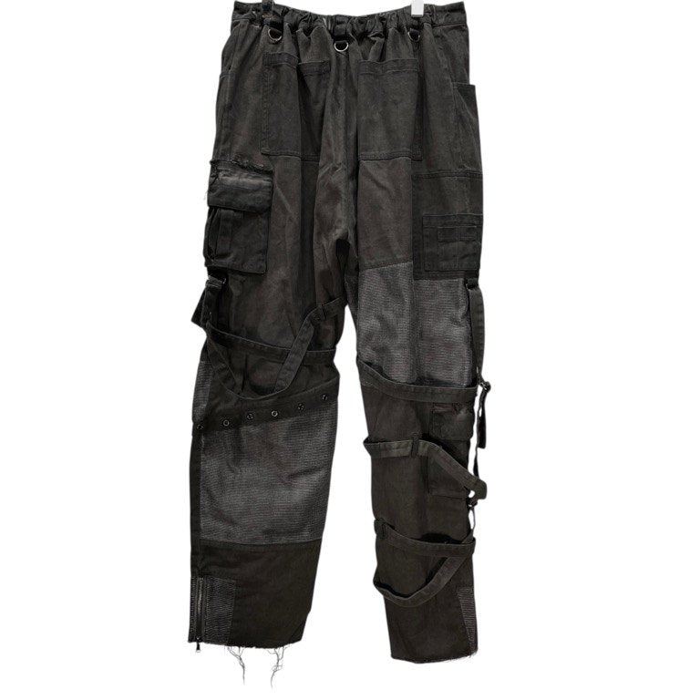 UNDERWATER Scavenger Heavyduty Multi プロダクトダイマルチポケットボンテージカーゴパンツ 製品染め テクノ テック ベルト ボトムス 未使用タグ付き アンダーウォーター メンズ