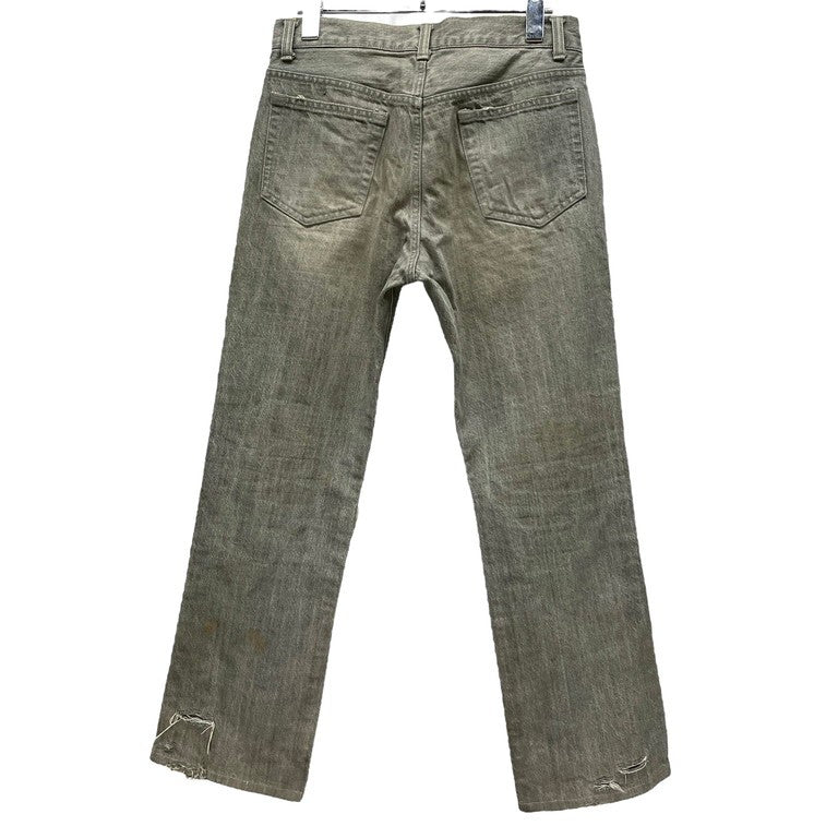 The Viridi-anne グレーデニムダメージ加工5ポケットデニムパンツ ジーンズ Archive 初期