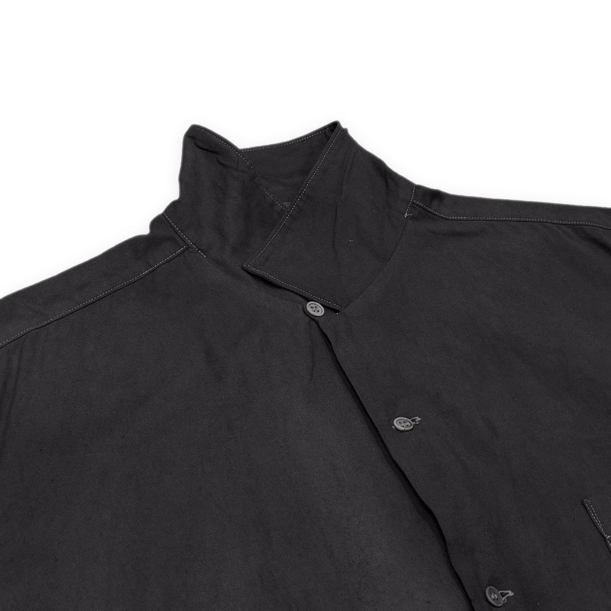 Y's for men 製品染めオープンカラーシャツ 半袖 開襟 ブラウス トップス Archive 90s Yohji Yamamoto Pour Homme ワイズフォーメン ヨウジヤマモトプールオム メンズ