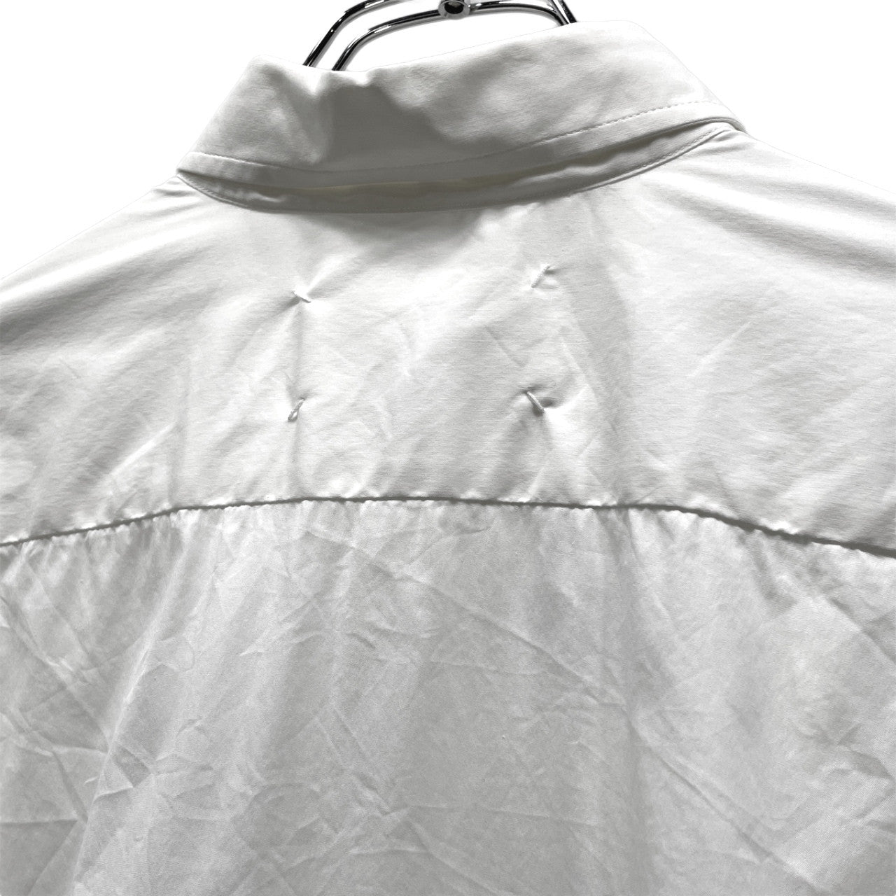 Maison Martin Margiela 10 12SS ストレッチブロードボタンダウンスリムフィットシャツ ブラウス トップス メゾンマルタンマルジェラ メンズ