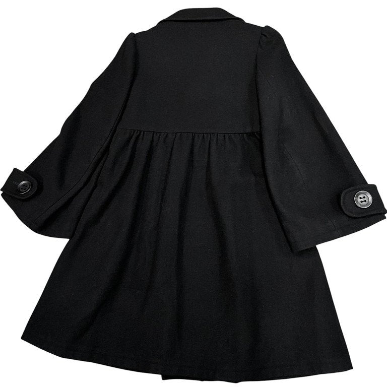 LIMI feu ウールメルトンボリュームギャザーダブルブレストロングコート ジャケット ブルゾン アウター Yohji Yamamoto Femme リミフゥ ヨウジヤマモト レディース