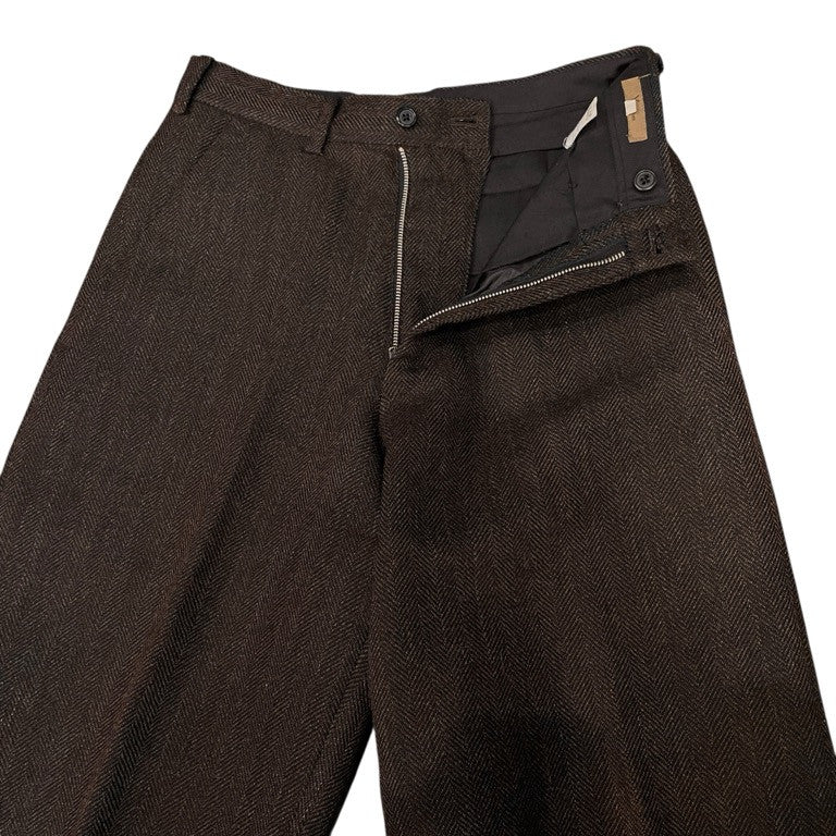Y's for men ウールヘリンボーンツイードパンツ スラックス トラウザーズ Archive 70s 80s Yohji Yamamoto Pour Homme ワイズフォーメン ヨウジヤマモトプールオム メンズ