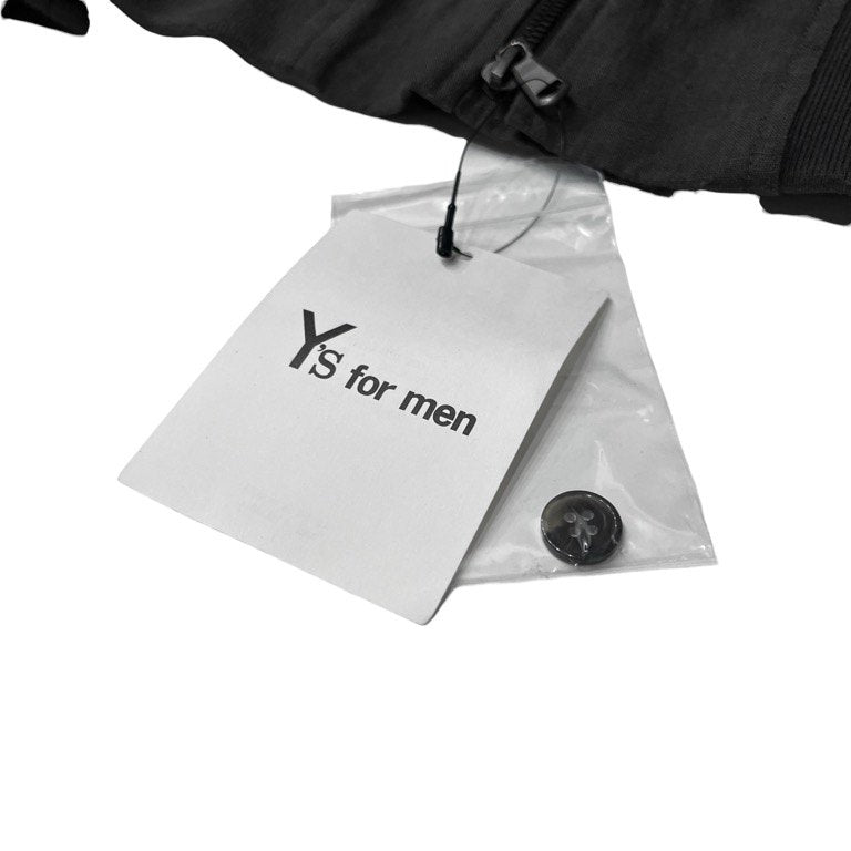 Y's for men × 120% LINO 25SS BLOUSON リネン襟付きダブルジップリブブルゾン ジャケット コート アウター 定価162,800円 Yohji Yamamoto Pour Homme ヨウジヤマモトプールオム ワイズフォーメン メンズ