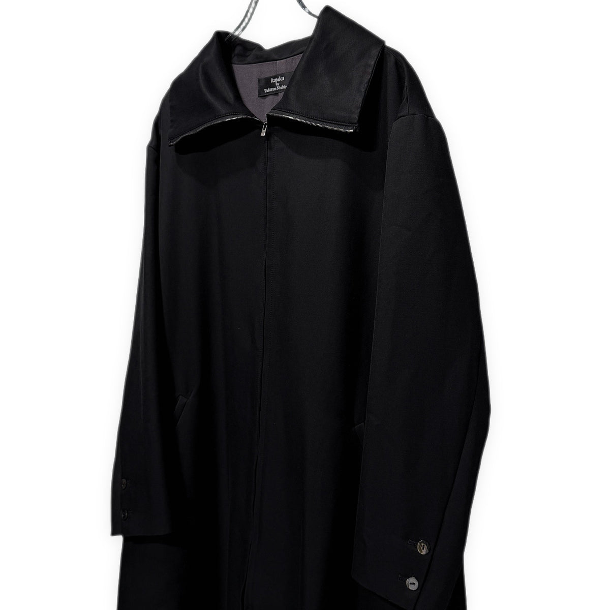 kujaku by Takuma Nishizaka 23AW ジップアップハイネックロングコート ジャケット ブルゾン アウター クジャク メンズ レディース ユニセックス