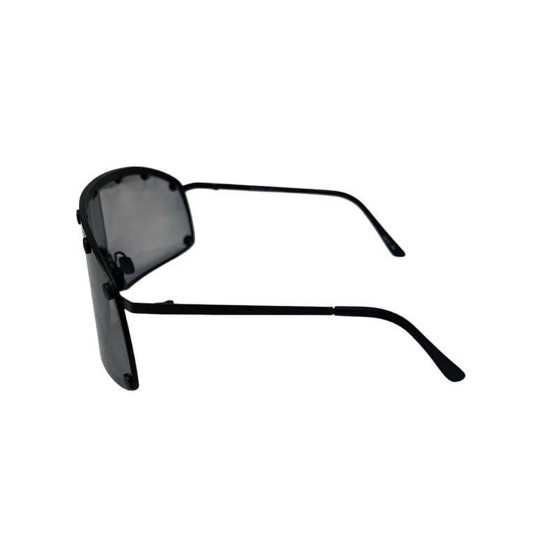 Rick Owens SHIELDING SUNGLASSES BLK TEMPLE / BLK LENSシールディングサングラス アイウェア 眼鏡 RG0000001 0909 リックオウエンス メンズ レディース ユニセックス