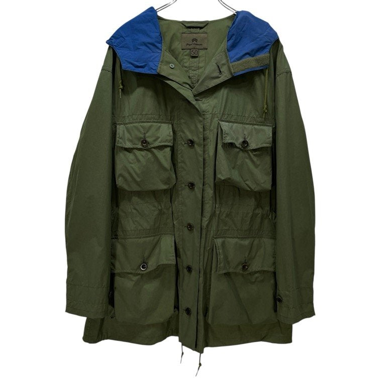 Nigel Cabourn 19SS SWEDISH PARKA TASLAN NYLON VEGETABLE DYE 撥水加工タスランナイロンスウェディッシュパーカー ミリタリージャケット ブルゾン アウター ナイジェルケーボン メンズ