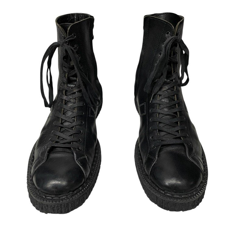Yohji Yamamoto Pour Homme 17AW レザーサイドジップレースアップモンキーブーツ シューズ 靴 クツ Archive ヨウジヤマモトプールオム メンズ