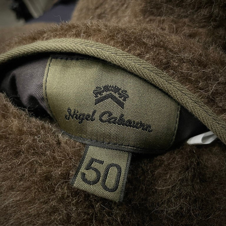 Nigel Cabourn 23AW N-1アルパカウールボアリバーシブルデッキベスト アウター デッキジャケット ミリタリー ナイジェルケーボン メンズ 80470070001