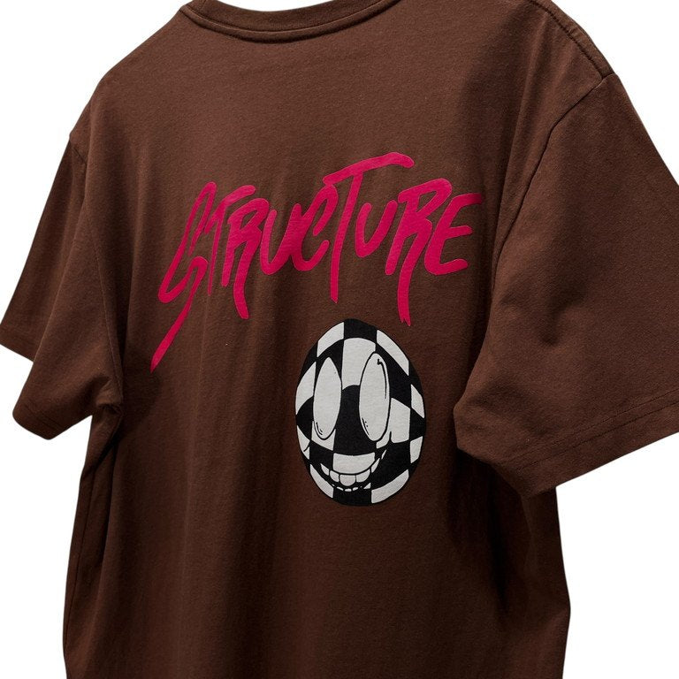 CHROME HEARTS x MATTY BOY STRUCTURE TEE スクロールラベルアートプリントクルーネックポケットTシャツ カットソー T-shirt ロゴ 半袖 トップス クロムハーツ メンズ