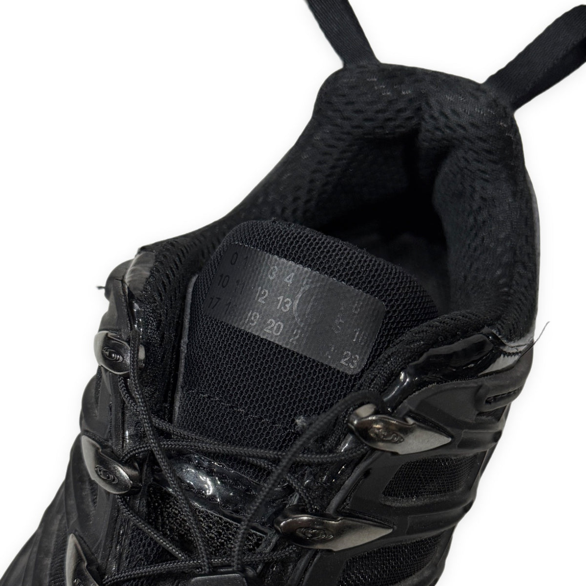MM6 Maison Margiela × SALOMON ACS Pro Advanced Black クイックレースローカットスニーカー シューズ 靴 クツ 473928 27.5cm エムエムシックス メゾンマルジェラ サロモン メンズ