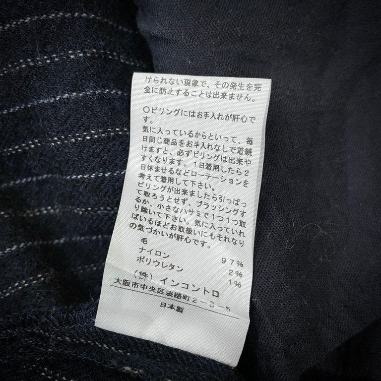 Vivienne Westwood ANGLOMANIA ウールストライプフランネルサイドダブルラップパンツ ボトムス ヴィヴィアンウエストウッド アングロマニア メンズ レディース ユニセックス