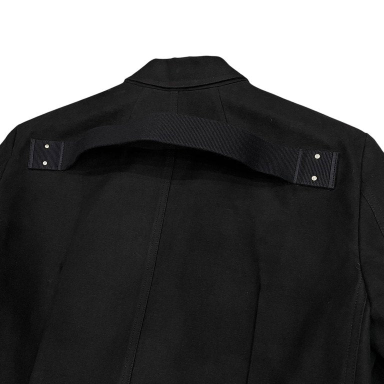 Rick Owens 23AW LUXOR FOGPOCKET LIDO JACKET コットンモールスキンフォグポケットバックベルトテーラードジャケット ブレザー ブルゾン コート アウター RU02C7723-MO リックオウエンス メンズ